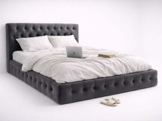 Кровать Mebelin Элегант (Венеция) с подъемным механизмом Серый Mebelin, стиль современный, цвет серый