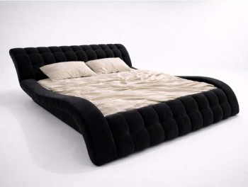 Кровать Mebelin Виченца с подъемным механизмом Черный