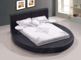 Круглая кровать Sleepart Майами по цене от 77 000 ₽ , стиль восточный, ампир, барокко, рококо, цвет коричневый, черный 1 | Круглые кровати