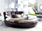 Круглая кровать Sleepart Ренессанс по цене от 76 000 ₽ , стиль восточный, ампир, барокко, рококо, цвет коричневый, черный 1 | Круглые кровати