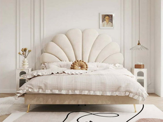 Детская кровать Testiera Ирис по цене от 47 600 ₽ , стиль современный, цвет бежевый 3 | Детские мягкие кровати