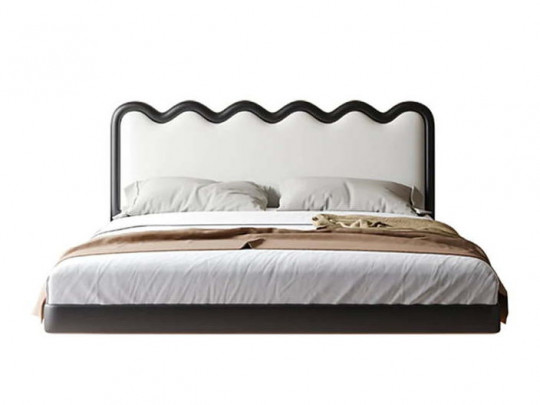 Детская парящая кровать Testiera Линия по цене от 72 100 ₽ , стиль современный, цвет черный, белый 6 | Детские мягкие кровати