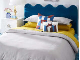 Детская кровать Testiera Люпин по цене от 51 800 ₽ , стиль современный, цвет синий 1 | Детские мягкие кровати