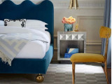 Детская кровать Testiera Люпин по цене от 51 800 ₽ , стиль современный, цвет синий 2 | Детские мягкие кровати