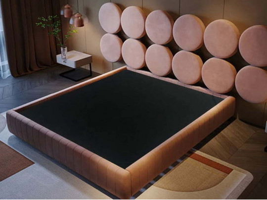 Детская кровать Testiera Соты по цене от 63 000 ₽ , стиль современный, цвет розовый 5 | Детские мягкие кровати