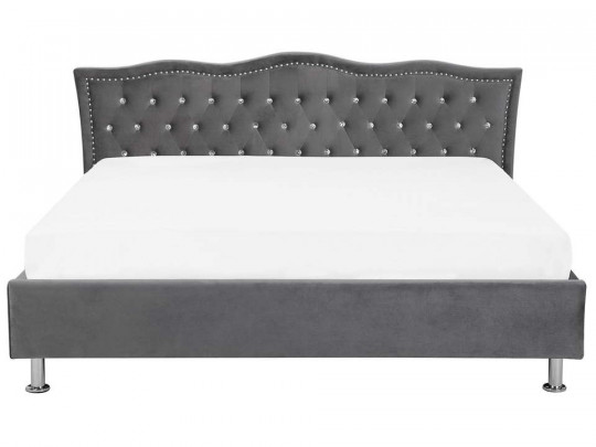 Кровать Testiera Athens черный по цене от 38 360 ₽ , стиль современный, цвет черный 2 | Кровати с мягкой обивкой