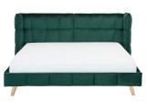 Кровать Testiera Bogota зеленый по цене от 49 140 ₽ , стиль скандинавский, цвет зеленый, изумрудный 2 | Кровати с мягкой обивкой