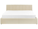 Кровать Testiera Kenya бежевый по цене от 36 680 ₽ , стиль современный, цвет бежевый 2 | Кровати с мягкой обивкой