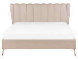Кровать Testiera Lily бежевый по цене от 49 420 ₽ , стиль скандинавский, цвет бежевый 2 | Кровати с мягкой обивкой