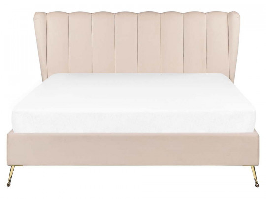 Кровать Testiera Lily оранжевый по цене от 49 420 ₽ , стиль скандинавский, цвет оранжевый 2 | Кровати с мягкой обивкой