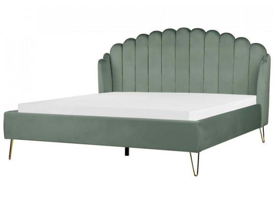 Кровать Testiera Mexico зеленый | Кровати с мягкой обивкой - 1 Кровать Testiera Mexico зеленый по цене от 53 620 ₽ , стиль современный, цвет зеленый 1 | Кровати с мягкой обивкой