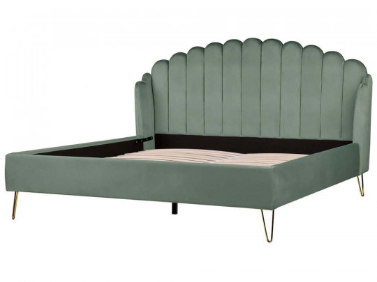 Кровать Testiera Mexico зеленый | Кровати с мягкой обивкой - 2 Кровать Testiera Mexico зеленый по цене от 53 620 ₽ , стиль современный, цвет зеленый 2 | Кровати с мягкой обивкой
