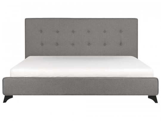 Кровать Testiera Nairobi серый по цене от 41 440 ₽ , стиль современный, цвет серый, темно-серый 1 | Кровати с мягкой обивкой
