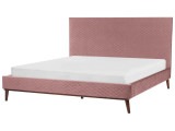 Кровать Testiera Pear розовый по цене от 44 240 ₽ , стиль скандинавский, цвет розовый 1 | Кровати с мягкой обивкой