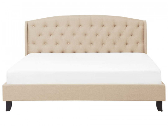 Кровать Testiera Rose бежевый по цене от 37 940 ₽ , стиль прованс, цвет бежевый 3 | Кровати с мягкой обивкой