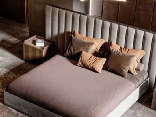 Кровать Testiera Bar 13 | Кровати - 1 Кровать Testiera Bar 13 по цене от 66 250 ₽ , стиль арт-деко, цвет серый 1 | Кровати