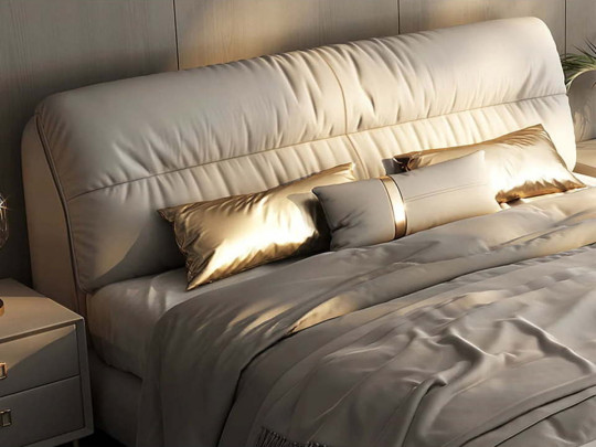 Кровать Testiera Bar 23 | Кровати - 3 Кровать Testiera Bar 23 по цене от 73 250 ₽ , стиль современный, цвет молочный, бежевый 3 | Кровати