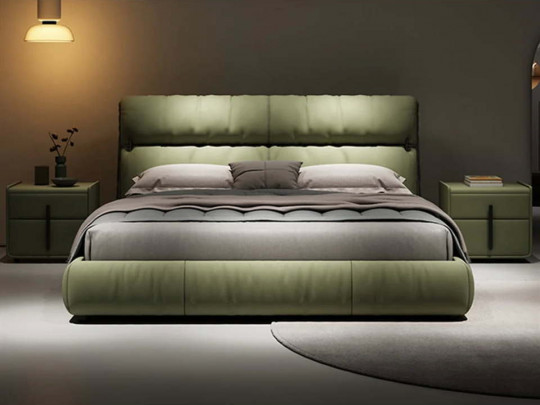 Кровать Testiera Bar 4 Testiera, стиль современный, цвет зеленый