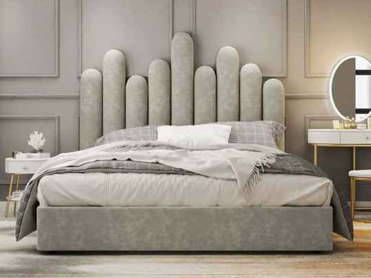 Кровать Testiera Bar 6 | Кровати Кровать Testiera Bar 6 Testiera, стиль арт-деко, цвет серый