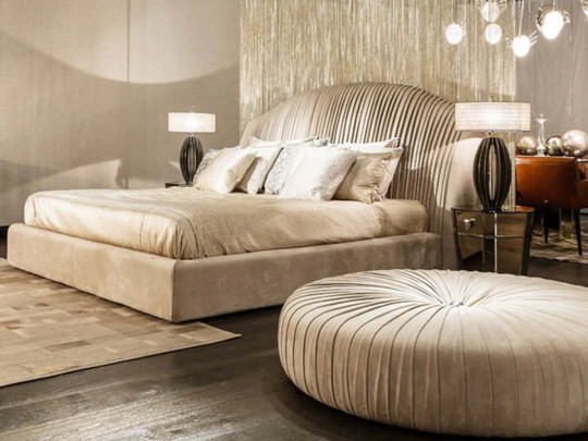 Кровать Testiera Bar 7 по цене от 78 250 ₽ , стиль арт-деко, современный, цвет серый 1 | Кровати
