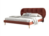 Кровать Testiera Box 10 по цене от 58 250 ₽ , стиль арт-деко, винтажный, цвет бордовый 4 | Кровати