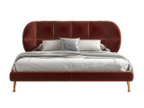 Кровать Testiera Box 10 по цене от 58 250 ₽ , стиль арт-деко, винтажный, цвет бордовый 3 | Кровати