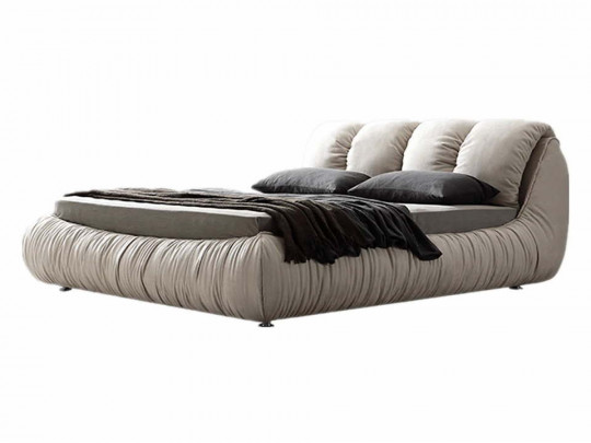 Кровать Testiera Box 12 по цене от 78 250 ₽ , стиль минимализм, цвет молочный, бежевый 10 | Кровати