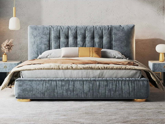 Кровать Testiera Box 3 по цене от 69 250 ₽ , стиль современный, цвет серый 8 | Кровати