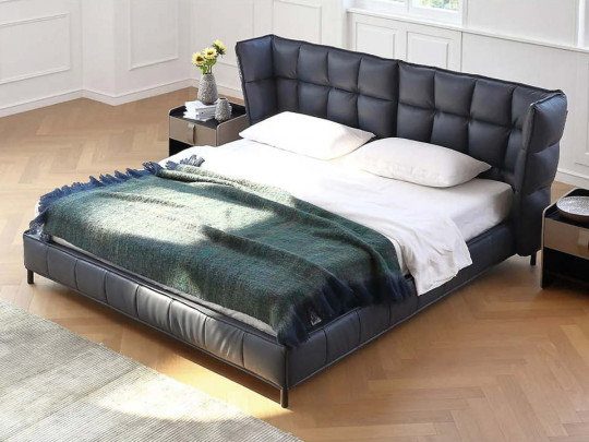 Кровать Testiera Box 4 по цене от 65 250 ₽ , стиль неоклассика, цвет черный 3 | Кровати