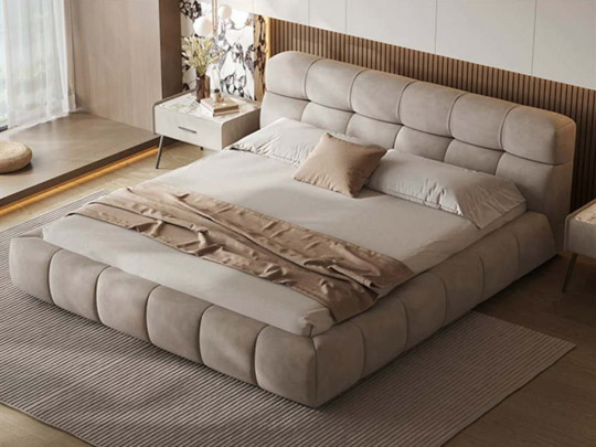 Кровать Testiera Box 5 по цене от 51 250 ₽ , стиль современный, цвет бежевый 4 | Кровати