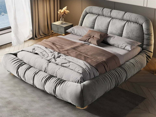 Кровать Testiera Box 8 по цене от 71 250 ₽ , стиль винтажный, цвет серый 4 | Кровати