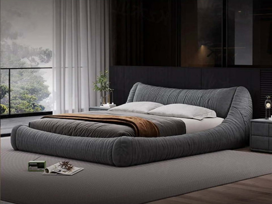 Кровать Testiera Diz 17 по цене от 81 250 ₽ , стиль минимализм, цвет серый 7 | Кровати