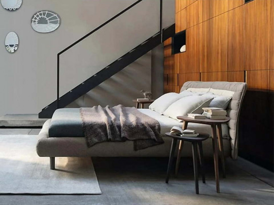 Кровать Testiera Diz 1 по цене от 68 250 ₽ , стиль минимализм, цвет светло-серый 8 | Кровати