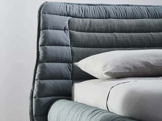 Кровать Testiera Diz 1 по цене от 68 250 ₽ , стиль минимализм, цвет светло-серый 6 | Кровати