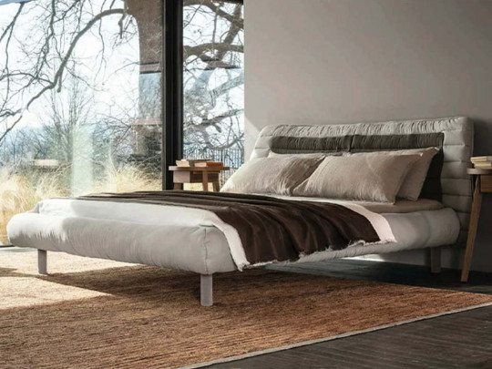 Кровать Testiera Diz 1 по цене от 68 250 ₽ , стиль минимализм, цвет светло-серый 5 | Кровати