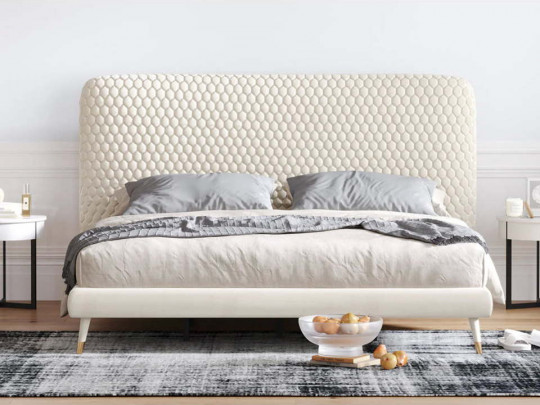 Кровать Testiera Diz 20 | Кровати - 1 Кровать Testiera Diz 20 по цене от 80 250 ₽ , стиль неоклассика, цвет бежевый 1 | Кровати