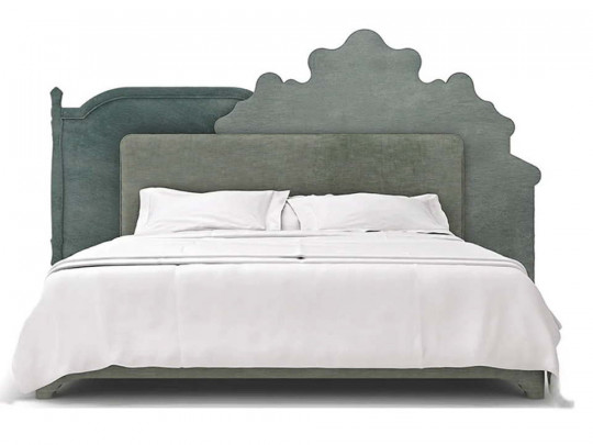 Кровать Testiera Diz 23 | Кровати - 6 Кровать Testiera Diz 23 по цене от 101 250 ₽ , стиль классический, цвет синий 6 | Кровати