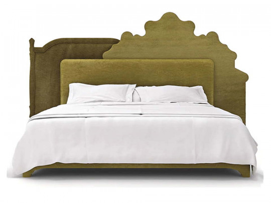 Кровать Testiera Diz 23 | Кровати - 4 Кровать Testiera Diz 23 по цене от 101 250 ₽ , стиль классический, цвет синий 4 | Кровати