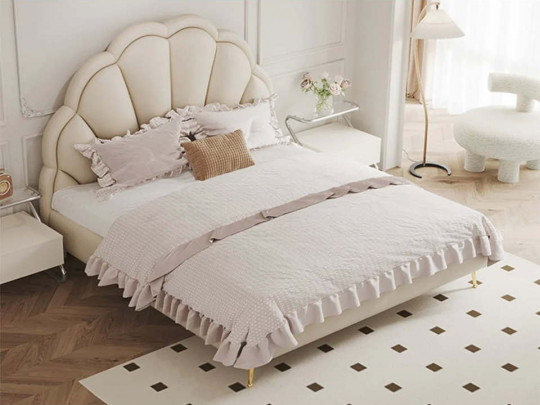 Кровать Testiera Diz 26 по цене от 67 250 ₽ , стиль арт-деко, современный, цвет молочный, бежевый 4 | Кровати