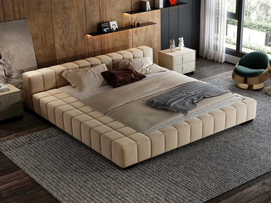 Кровать Testiera Diz 35 | Кровати Кровать Testiera Diz 35 Testiera, стиль современный, цвет бежевый