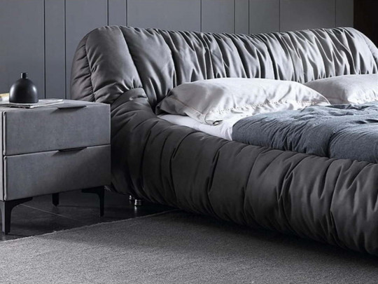 Кровать Testiera Diz 36 по цене от 79 250 ₽ , стиль современный, цвет графитовый, серый, темно-серый 4 | Кровати