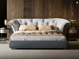 Кровать Testiera Diz 41 Testiera, стиль арт-деко, цвет серый