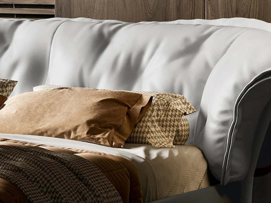 Кровать Testiera Diz 41 по цене от 101 250 ₽ , стиль арт-деко, цвет серый 5 | Кровати