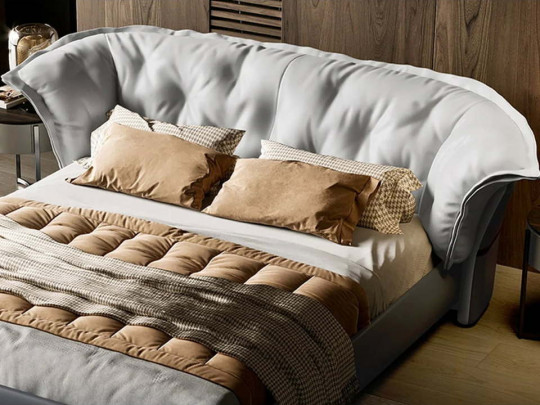 Кровать Testiera Diz 41 по цене от 101 250 ₽ , стиль арт-деко, цвет серый 4 | Кровати