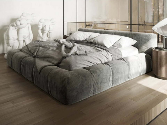 Кровать Testiera Diz 43 по цене от 65 250 ₽ , стиль лофт, цвет графитовый, серый, темно-серый 6 | Кровати