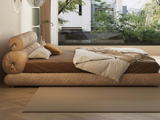 Кровать Testiera Diz 5 | Кровати - 3 Кровать Testiera Diz 5 по цене от 70 250 ₽ , стиль современный, цвет кремовый, бежевый 3 | Кровати