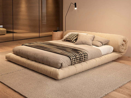 Кровать Testiera Diz 9 по цене от 98 250 ₽ , стиль японский, цвет бежевый 1 | Кровати