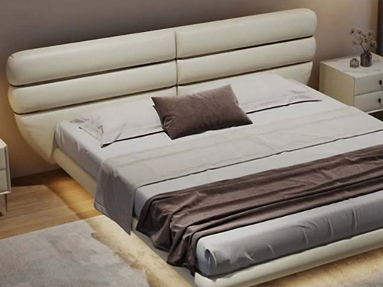 Парящая кровать Testiera Fly 13 с подсветкой | Парящие кровати - 3 Парящая кровать Testiera Fly 13 с подсветкой по цене от 89 250 ₽ , стиль хай-тек, цвет белый 3 | Парящие кровати