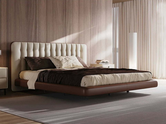 Парящая кровать Testiera Fly 27 | Парящие кровати - 5 Парящая кровать Testiera Fly 27 по цене от 78 250 ₽ , стиль модерн, цвет бежевый 5 | Парящие кровати