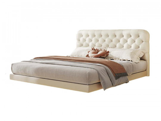 Парящая кровать Testiera Fly 28 с подсветкой | Парящие кровати - 8 Парящая кровать Testiera Fly 28 с подсветкой по цене от 67 250 ₽ , стиль прованс, цвет молочный, бежевый 8 | Парящие кровати
